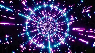 4K Video | sci fi technology tunnel loop #159 | No Copyright vj loop Video