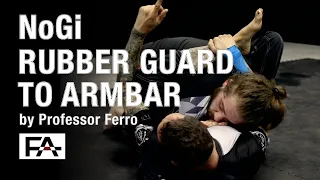 Rubber Guard to Armbar variation. #ferroacademy#rubberguard#jiujitsu