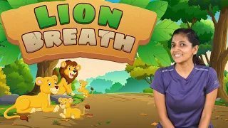 Breathing Exercise for Kids | Lion Breath | Fun Yoga | Improve Lung Capacity | Yoga Guppy