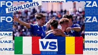 Highlights: Italia-Romania 3-1 | Under 18 | Amichevole