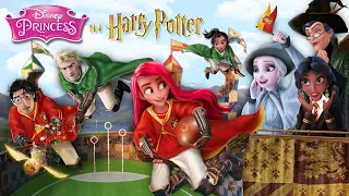 Disney Princesses in Harry Potter! ✨ And they play Quidditch! Disney Princess GLOW UP | Alice Edit!