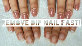 Remove Dip Nails Fast - NO DRILL REQUIRED