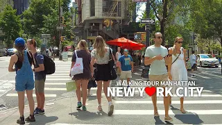 NEW YORK CITY TRAVEL 42 - WALKING TOUR MANHATTAN, Greenwich Village, SoHo, Little Italy, Chinatown