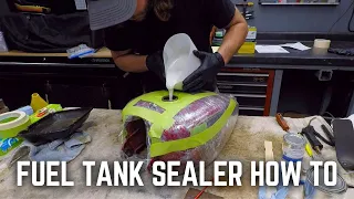 Caswell Motorcycle Fuel Tank Sealer - How To