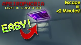 HOW TO ESCAPE Level 8: Light's Out in Apeirophobia (ROBLOX)
