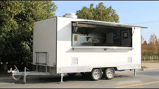 CLASSIC 5M OUTDOOR VENDING FOOD TRAILER CARAVAN FOOD VAN