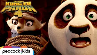 I'm Only Hungry for VENGEANCE! Po & Zhen's Tavern Brawl | KUNG FU PANDA 4