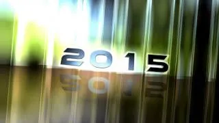 2015 Year Logo 4K Curtains Style UHD Background Animation Video