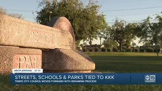 Tempe to move forward with renaming parks, streets linked to KKK members
