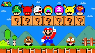 Super Mario Bros. but There are More Outfit Custom Mushrooms in Mushroom Kingdom