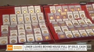 $7 million gold hoard found in loner's home