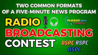 RADIO BROADCASTING CONTEST | COMMON SEQUENCE | NEWS PROGRAM