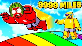 Yeeting A Friend 9999 MILES (ROBLOX)