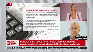 BUGETARII SE REVOLTĂ FAȚĂ DE MĂSURILE FISCALE. Știri B1_ 19 septembrie 2023