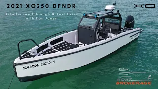 2021 XO 250 DFNDR - Detailed Walkthrough & Test Drive in rough water with Dan Jones