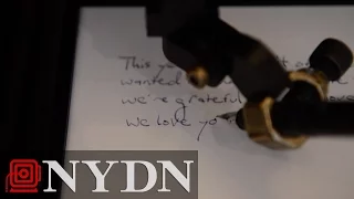 Bond, the robot that writes handwritten notes