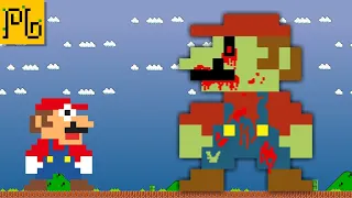 Battle mayhem:Mario vs the Giant Zombie Mario Maze(Mario Cartoon Animation)