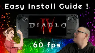 How To Install Diablo 4 on Steam Deck The Easy Way ! Install Guide 2023 ! Battle .Net install !