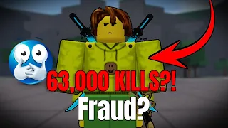 The Strongest Battlegrounds 63,000+ Kill Player Is A Fraud?