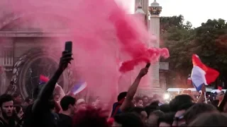 France Wins 2018 World Cup! Party in Paris!