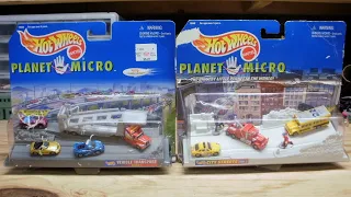 Hot Wheels: Planet Micro - Vehicle Transport and City Streets (Series 1) Sets - Retro Review