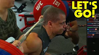 Tyler1 lift 575 lbs / 260 kg Squat - loltyler1 Power Meet 3