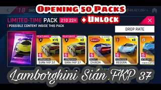 Unlocking Lamborghini Sián - Opening 50 Packs