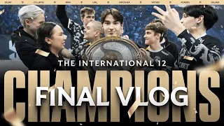 TEAM SPIRIT: THE INTERNATIONAL 12 FINAL VLOG. TEAMSPEAK.