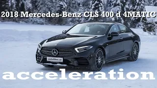 2018 Mercedes-Benz CLS 400 d 4MATIC | acceleration [4K ]