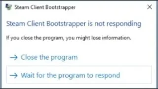 Steam client bootstrapper is not working - Steam Bug Fixed 2019