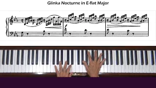 Glinka Nocturne in E-flat Major Piano Tutorial