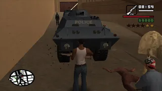 GTA SA - CJ escapes prison after riot