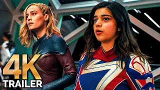 THE MARVELS "New Team" Trailer (4K ULTRA HD) 2023