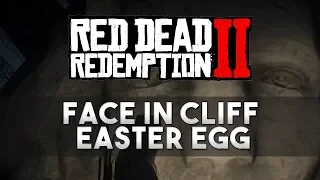 Red Dead Redemption 2 - Mount Rushmore Easter Egg (Face in Cliff)