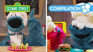 Sesame Street: Yummy Dinner Recipes for Kids | Cookie Monster’s Foodie Truck Compilation