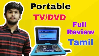 2500 ரூபாய்க்கு Portable Tv / Dvd | Product Full review detailed explanation in tamil | #PortableTV