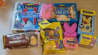 PEEPAPALOOZA 2024! Trying Rice Krispies & ICEE Flavored Peeps + All Sorts Of Peeps Easter Candies!