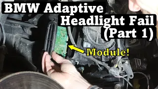 BMW F30 Headlight Vertical Aim Malfunction - Part 1 (Fail) | Please Help!