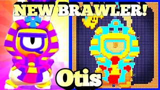 New brawler OTIS in MAP MAKER! Time lapse of creating a pixel art map in Brawl Stars