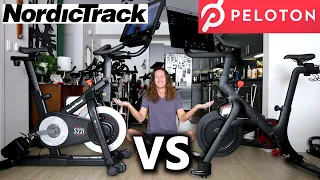 Peloton BIKE+ vs NordicTrack S22i studio cycle - PELOTON vs NORDICTRACK review!