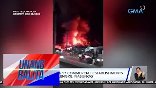 Hindi bababa sa 17 commercial establishments & stalls sa palengke, nasunog | UB