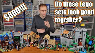 Combining the Town Square with Other Lego Castle Sets | Lion Knights' Castle, Blacksmith Shop