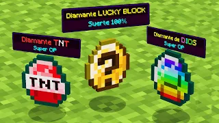 PASO MINECRAFT pero HAY DIAMANTES PERSONALIZADOS (Muy OP) 😱 INVICTOR RETO HARDCORE