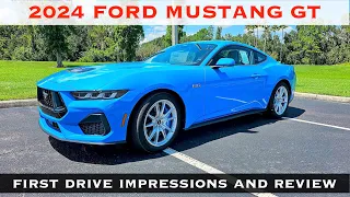 New 2024 Ford Mustang GT Premium 5.0L V8 AT - POV Review & First Impressions Test Drive ..