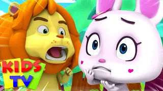 Lion and the Rabbit Story | Short Stories for Kids | Pretend and Play Song | Loco Nuts | Kids Tv