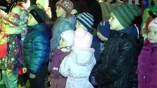 В Надвірній відкрили ялинку (23.12.2015р.)