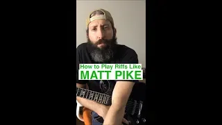 How to Write and Play Guitar Riffs like Matt Pike of Sleep and High on Fire