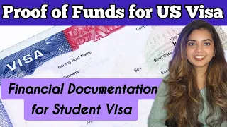 Financial Documents for US Visa | International Students