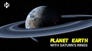 What Earth would look like with Saturn's rings