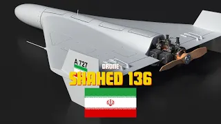 Shahed 136 - #drone  de ataque  (kamikaze) - #iran